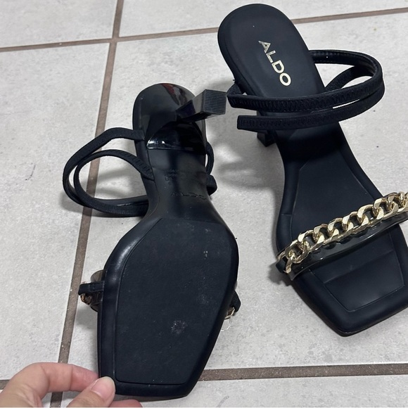 Aldo Ricchezo Women's Strappy Heels Black Size 6 - Picture 7 of 8